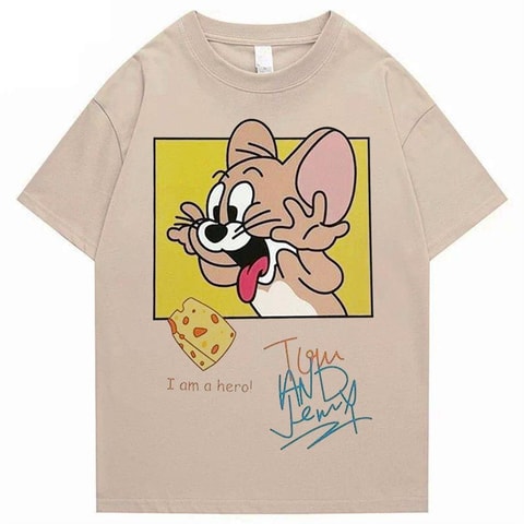 Bej Tom Ve Jerry : Jerry - I Am A Hero (Unisex) T-Shirt