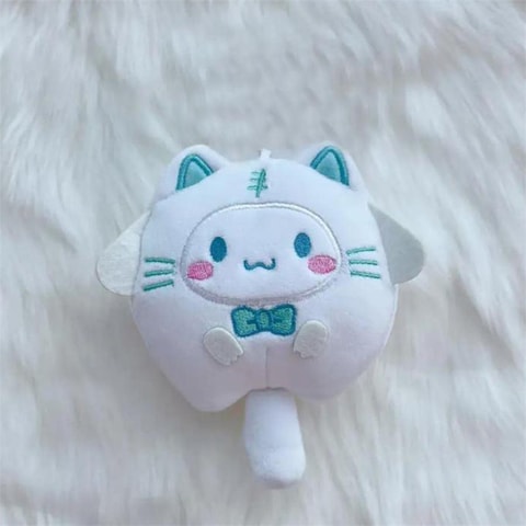 Beyaz Anime Cinnamoroll Mini Peluş Anahtarlık