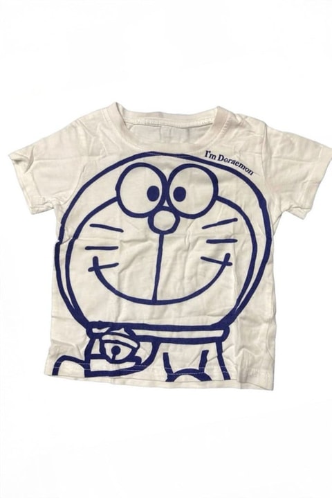 Beyaz Doraemon Unisex T-Shirt