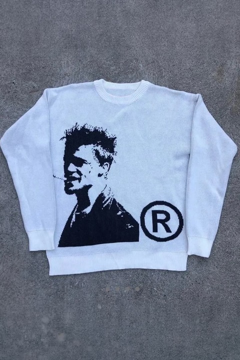 Beyaz Fight Club Tyler Durden Y2K Unisex Sweatshirt