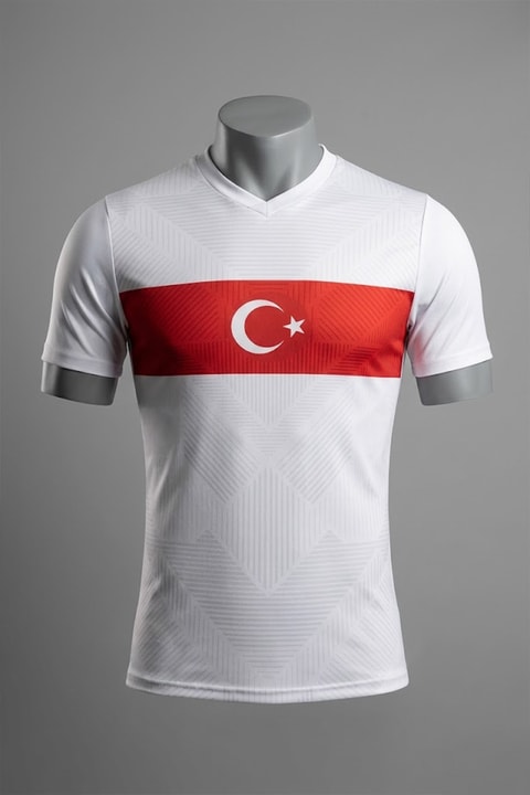 Beyaz Nostajik Türkiye Unisex Forma