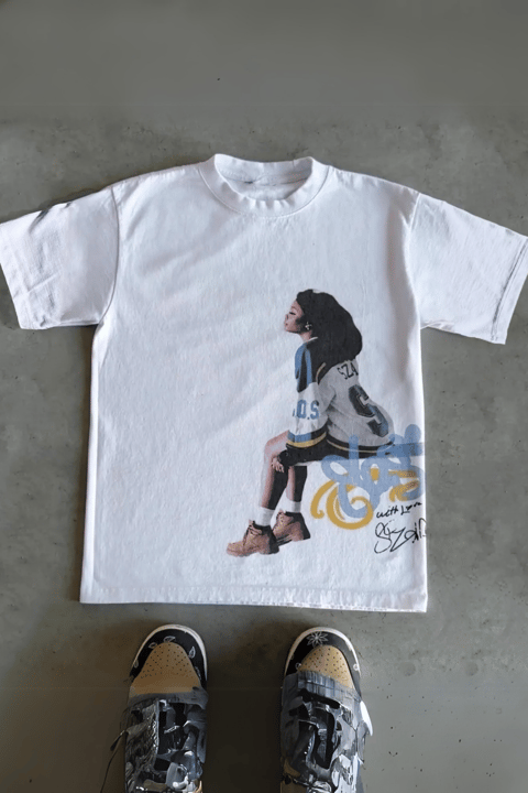 Beyaz Vintage SZA SOS Unisex T-shirt