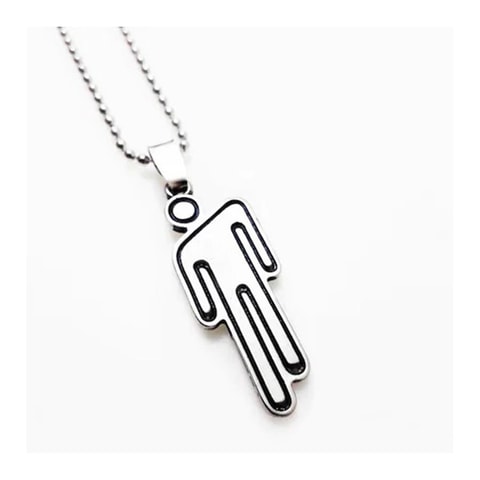 Billie Eilish Logo Metal Kolye