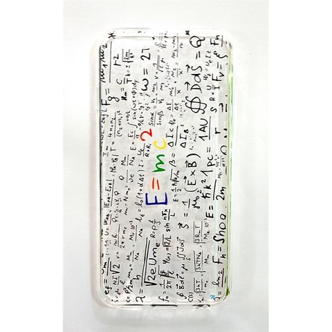 E=Mc2 Şeffaf İphone Telefon Kılıfları
