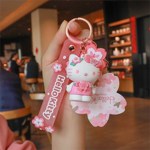Hello Kitty Silikon Anahtarlık