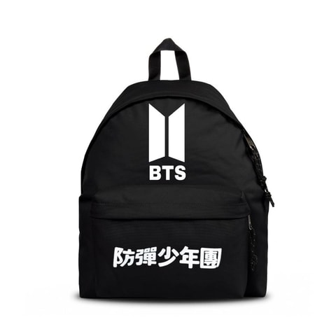K-Pop Bts 2017 New Logo Siyah Sırt Çantası