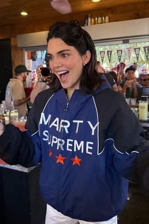Lacivert Marty Supreme A24 Retro Vintage Unisex Ceket
