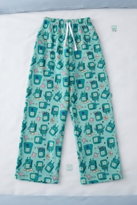 Mavi Adventure Time BMO Beli Lastikli Y2K Eşofman