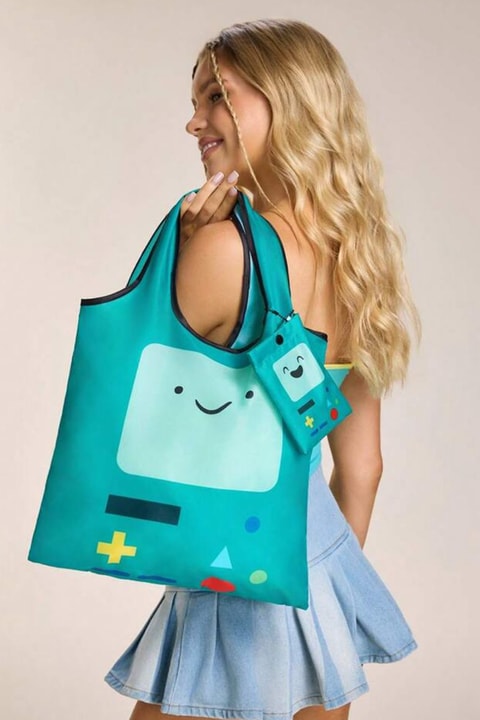 Mavi Adventure Time BMO Bez Çanta