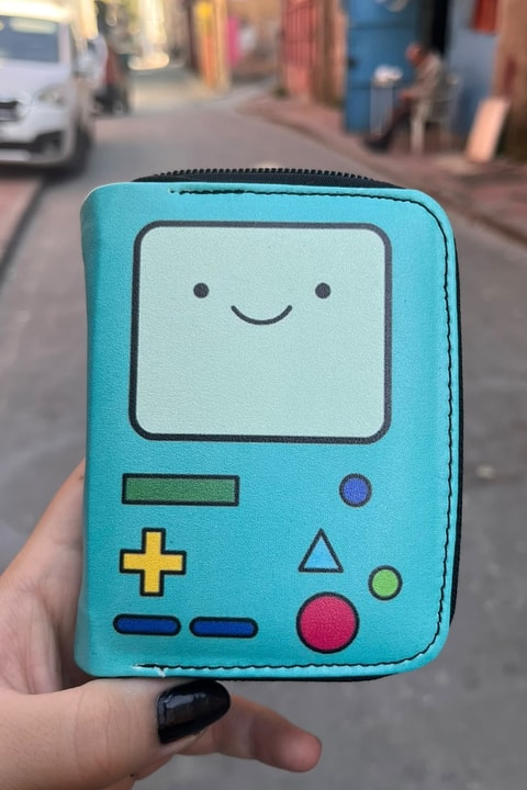 Mavi Adventure Time BMO Body Unisex Cüzdan