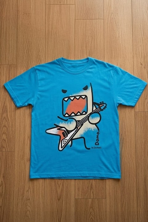 Mavi Domo-Kun Y2K Unisex T-Shirt