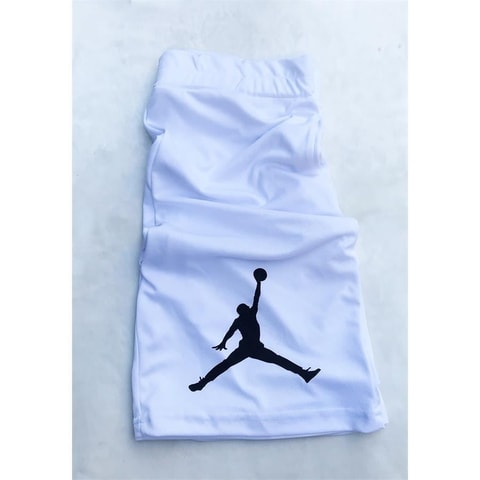 Nba Jordan Logo Beyaz Erkek Short