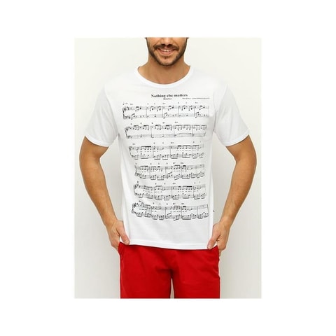 Nothing Else Matters Metallica Nota  Büyük Beden T-Shirt