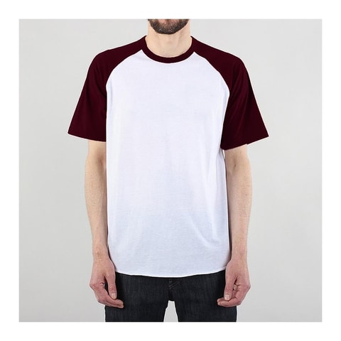 Oldschool Düz Raglan Unisex T-Shirt