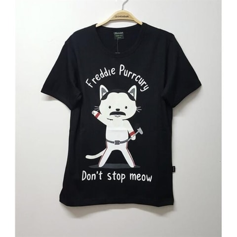 Quenn - Freddie Purrcury Unisex T-Shirt