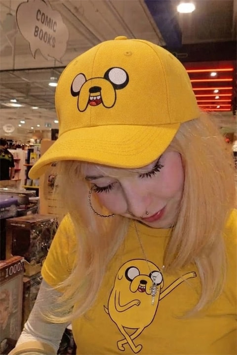 Sarı Adventure Time Jack Baseball Şapka