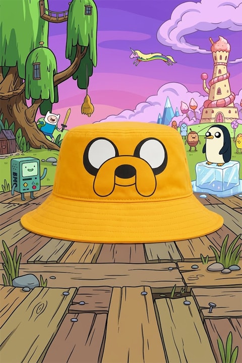 Sarı Adventure Time Jack Bucket Şapka