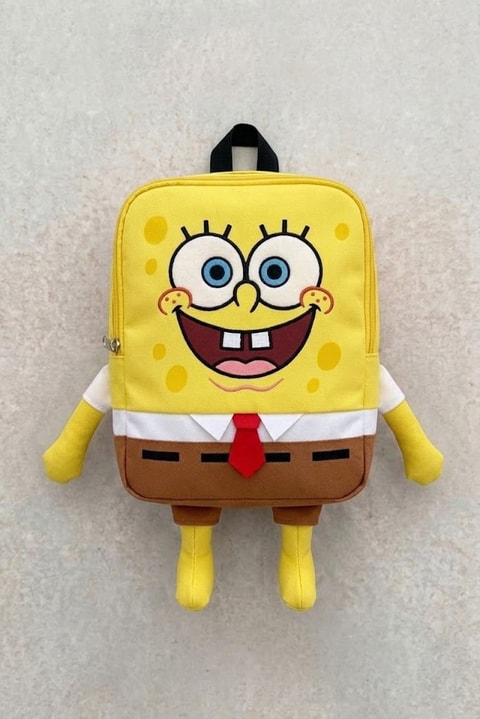 Sarı Sünger Bob Sırt Çanta
