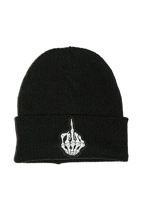 Siyah Gothic Skeleton Hand Bere 