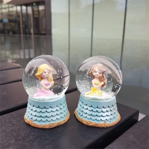Smile Mermaid Ara Boy Işıklı Ve Müzikli Kar Küresi