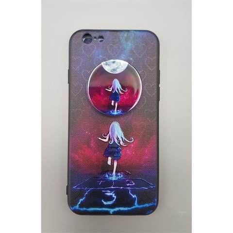 Telefon Tutuculu Ay Işığındaki Kız İphone Telefon Kılıfları