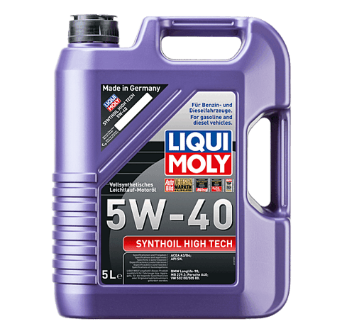 LIQUI MOLY 5W40 Synthoil High Tech Tam Sentetik Motor Yağı 5 Litre (1856)