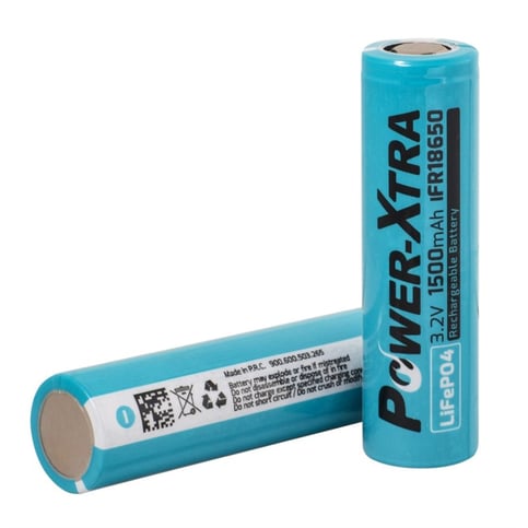 Power-Xtra IFR18650 - 3.2V 1500 Mah LiFePO4 Şarjlı Pil