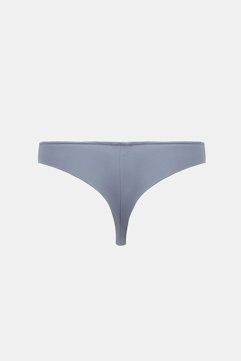 Paris Gri Mavi Dantelli String Külot