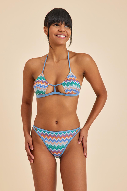 Hawaii Bralet Bikini Üst Mavi