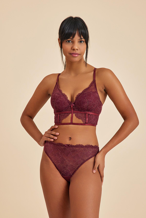 Roma Bordo Dantelli Slip Külot