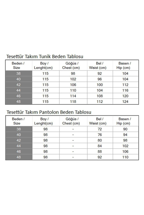 Düğmeli Tesettür Takım Taba MSW10358-5
