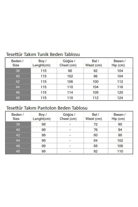Düğmeli Tesettür Takım Turkuaz MSW10358-7