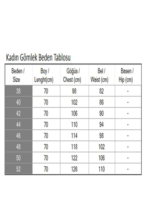 Kadın Gömlek Beyaz 19258