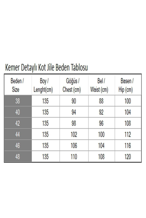 Kemer Detaylı Kot Jile Açık Mavi 19246