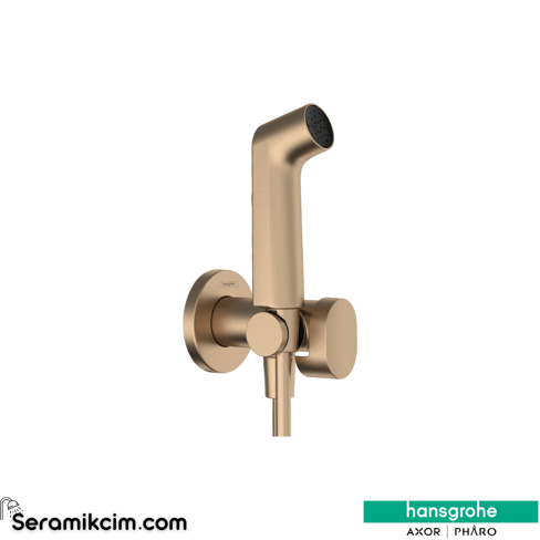 Hansgrohe Bidette Taharet Duşu 1Jet S Ecosmart+ Sıcak- Soğuk Mat Bronz ...