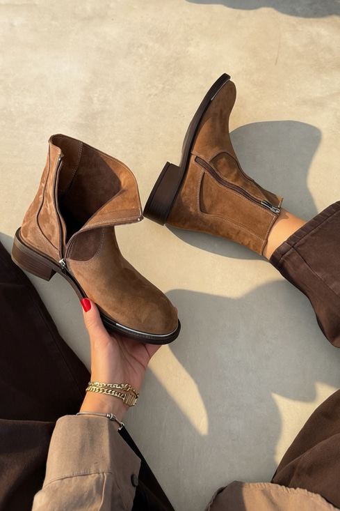 Costa Toprak Hakiki Deri Süet Bot