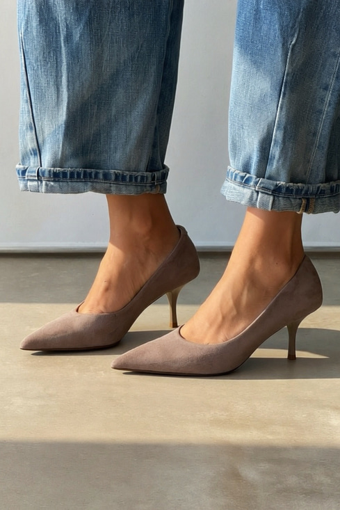 Newyork Vizon Hakiki Deri Stiletto