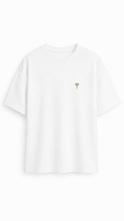 Amiv A Kalpli T-shirt Ekru