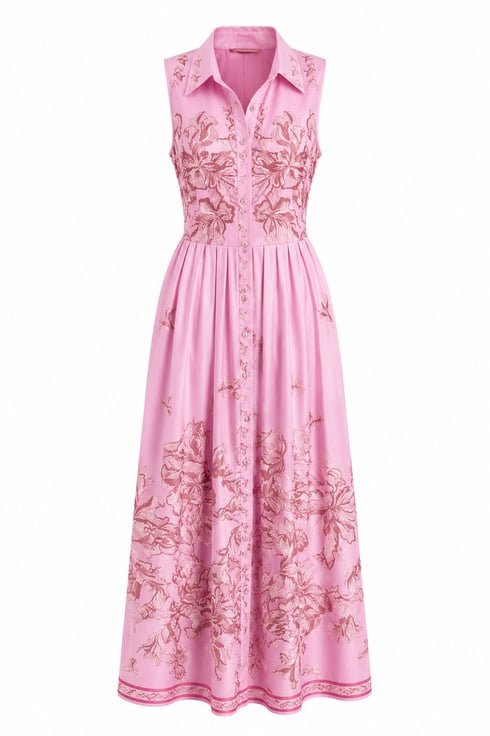 Arlon Maxi Boy Elbise Pembe