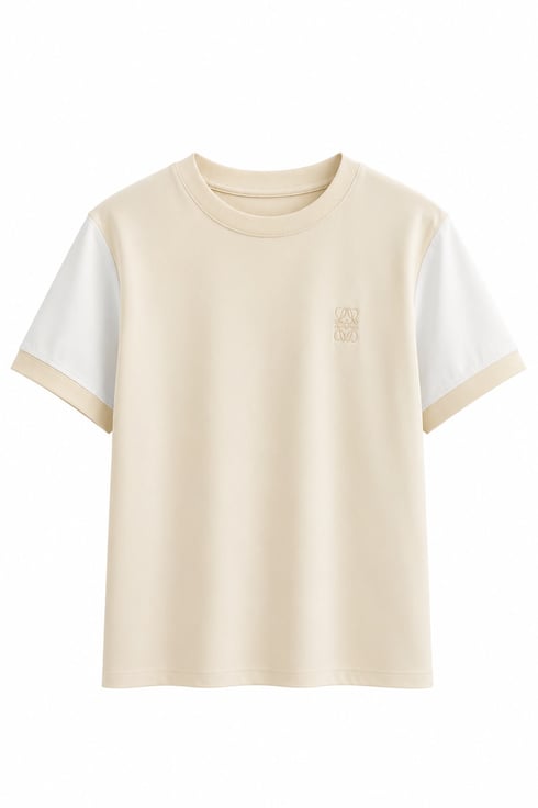 Basic Lovlyy T-shirt Krem