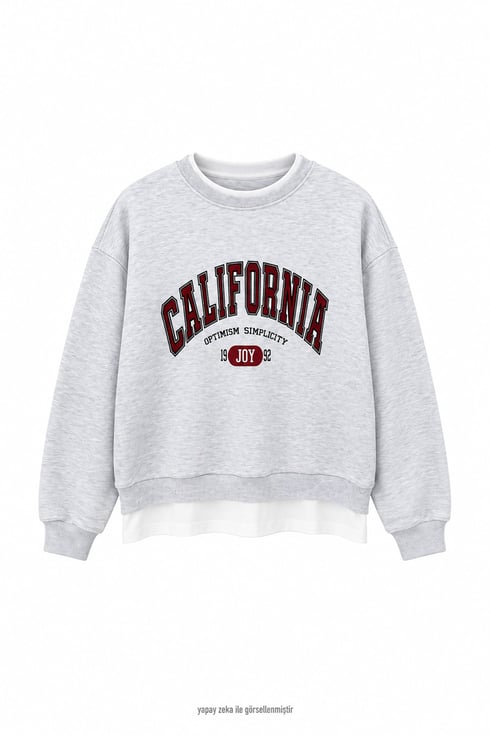 Californnia Sweatshirt Gri
