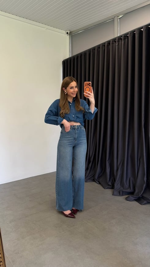 Cenova W. Leg Jean Mavi