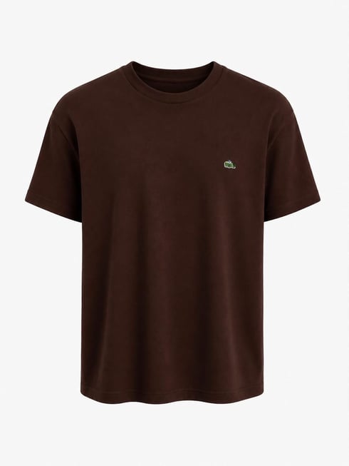 Croco Modal Doku Lcs T-shirt Kahverengi