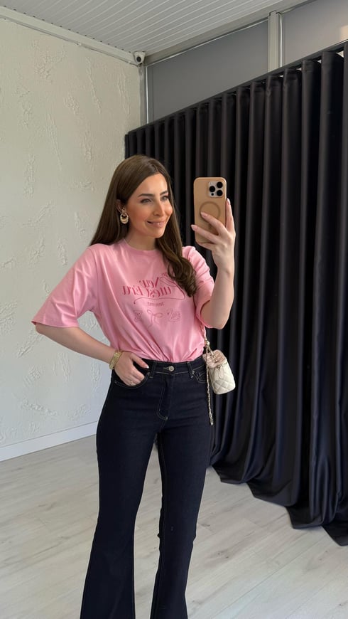 Cutest T-shirt Pembe