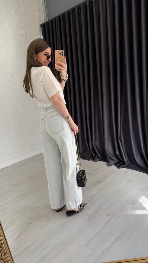 Deniz Aksesuarlı Jean Mavi