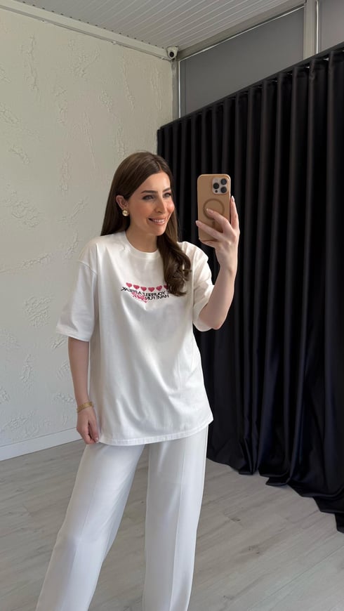 Enjoyy T-shirt Ekru