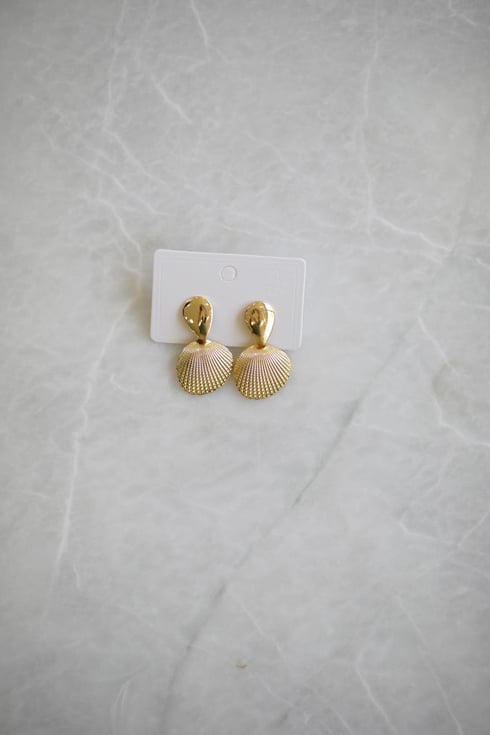 İstiridye Küpe Gold