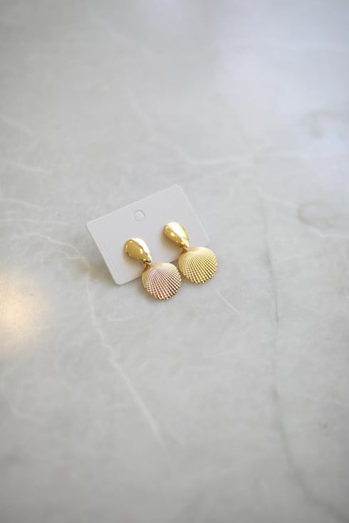 İstiridye Küpe Gold