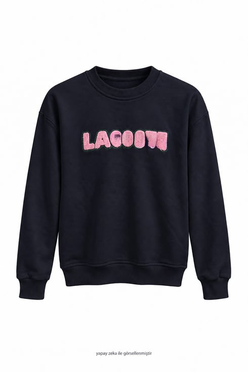 Kabartma Yazılı Lcs Sweatshirt Lacivert