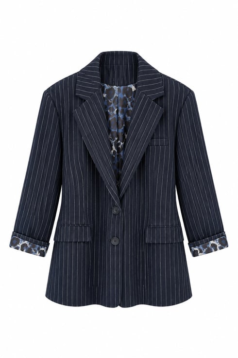 Laci Leo Blazer Ceket Lacivert